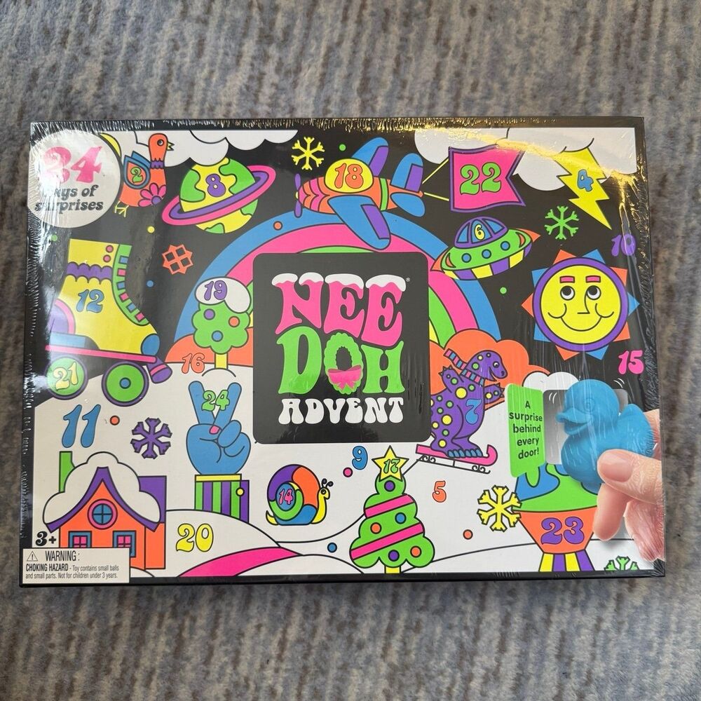 Schylling - NeeDoh: Advent Calendar *100% Authentic* New Viral 24 Days Squishy
